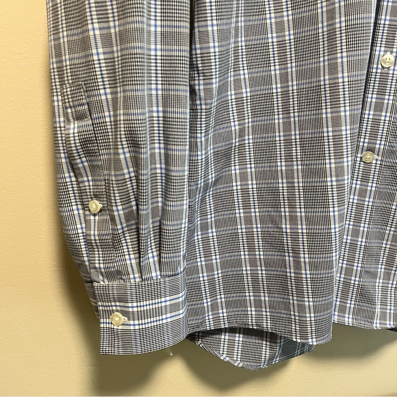 Michael Michael Kors Prince if Whales Check Plaid Button Up Shirt | Regular Fit - Picture 5 of 14